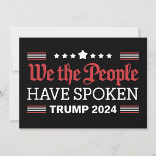 Wij Het Volk Hebben Gesproken Trump 2024 Kaart