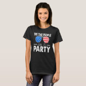 Wij, het volk, houden van de vierde van juli Ameri T-shirt (Voorkant volledig)