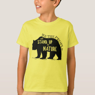 Wij, het volk, staan voor natuur - beer t-shirt