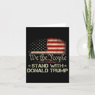 Wij Het Volk Steunen Donald Trump 2024 Amerika Kaart