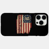 Wij, het volk, troef 45 47 benauwde vlag Case-Mate iPhone case (Achterkant (horizontaal))