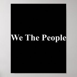Wij Het Volk Verenigde Staten Democratie Trump Pro Poster