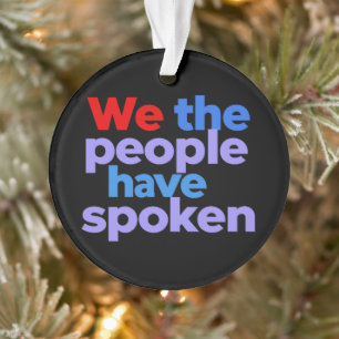 Wij, het volk, vieren de Amerikaanse trots Ornament