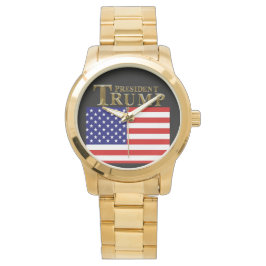 WIJ, HET VOLK, VIEREN PRESIDENT TRUMP HORLOGE