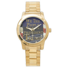 WIJ, HET VOLK, VIEREN TRUMP HORLOGE