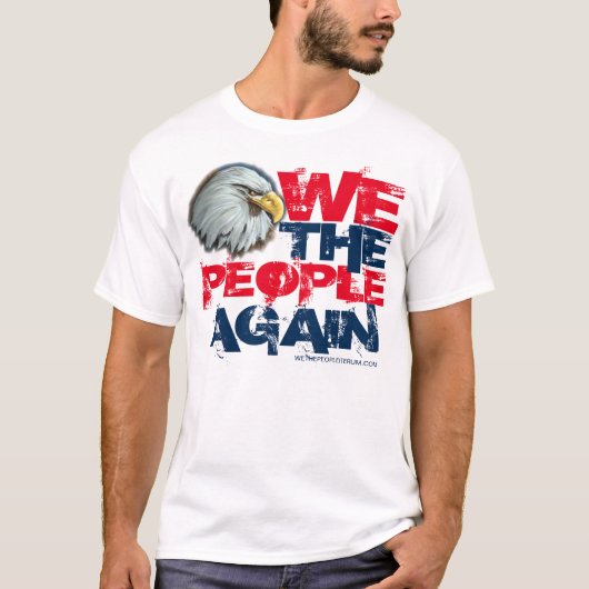 wij , het volk , zijn weer arrogant t-shirt (Voorkant)