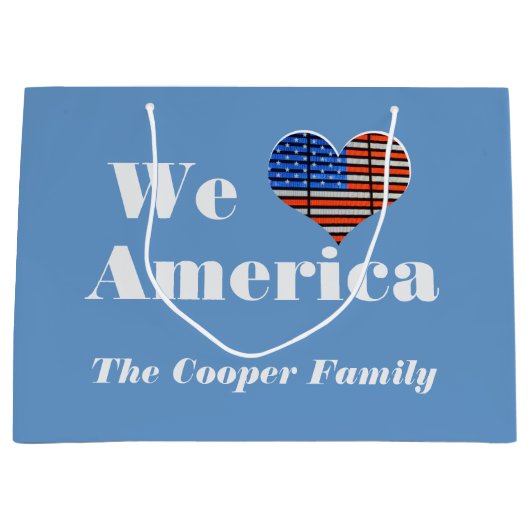 Wij houden van Amerika Groot Cadeauzakje (Voorkant)