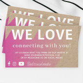 Wij houden van het Visitekaartje van de Verbinding