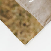 Wij houden van u OMA Family Modern Single Photo Fl Fleece Deken (Hoek)