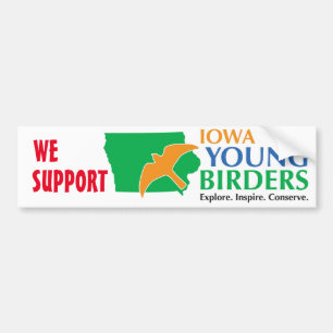 Wij ondersteunen IAYB-Bumpersticker Bumpersticker