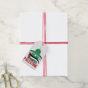 Wij staan achter Palestina Cadeaulabel