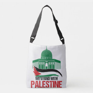 Wij staan achter Palestina Crossbody Tas