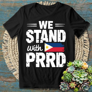 Wij staan met PRRD - Steun onze Filippijnse Held T-shirt