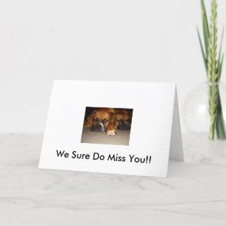 Wij Sure Do Misser You!! Kaart