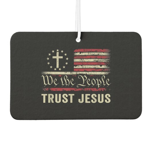 Wij The People Trust Jesus - Verenigde Staten - Ch Luchtverfrisser (Voorkant)