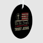 Wij The People Trust Jesus - Verenigde Staten - Ch Ornament (voorkant)