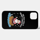 Wij vissen u een vrolijke kerstvisser Gevist Case-Mate iPhone Case (Achterkant (horizontaal))