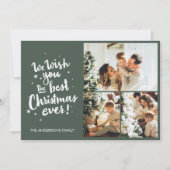 Wij wensen u de beste kerst ooit Kaart (Voorkant)