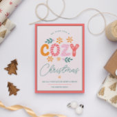 Wij wensen u een gezellige kerst feestdagenkaart