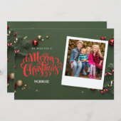 Wij wensen u een prettige kerstkaart (Voorkant / Achterkant)