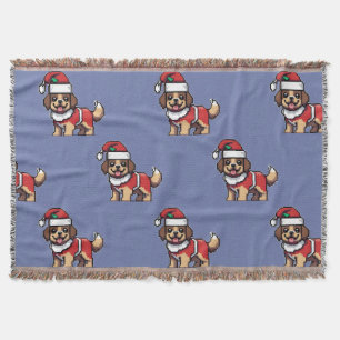 Wij wensen u een vrolijk kerstfeest met schattige  deken