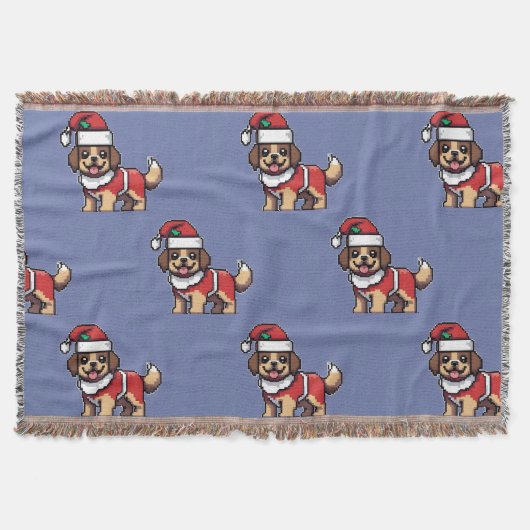 Wij wensen u een vrolijk kerstfeest met schattige deken (Voorkant)