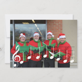 Wij wensen u een vrolijke kerst muziek zangeres Ca Feestdagenkaart