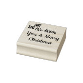 Wij wensen u een vrolijke kerst rubberen stempel (Stempel)