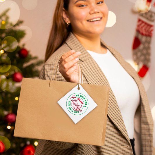 Wij wensen u een vrolijke kersttekst bedankjes labels