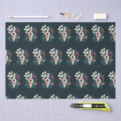 Wij wensen u JOY, kerstsnoepriet en olievlek Tissuepapier (Craft)