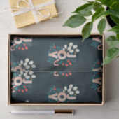 Wij wensen u JOY, kerstsnoepriet en olievlek Tissuepapier (Geschenk)