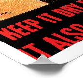 Wij willen uw keukenafval en afval poster (Hoek)