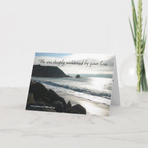 Wij worden diep bedroeft, de Kaart van de