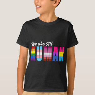 Wij zijn allemaal MENSEN - LGBTQ T-shirt