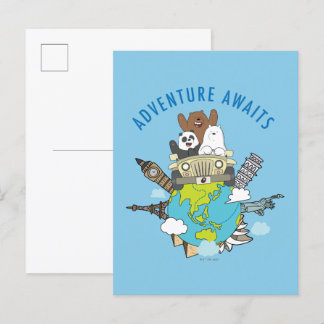 Wij zijn Beren - avontuurlijk wachten Briefkaart