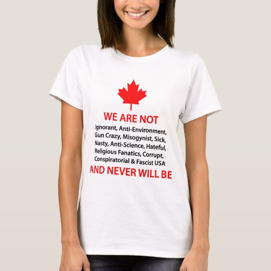 Wij zijn Canada T-shirt (Voorkant)