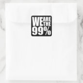 Wij zijn de 99% kritieker vierkante sticker (Tas)