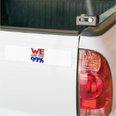 Wij zijn de 99 procent bumpersticker (Op Truck)