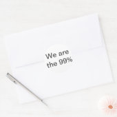 Wij zijn de 99% sticker (Envelop)
