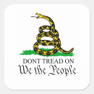 Wij zijn de mensen Gadsden Flag Sticker