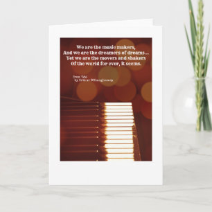 Wij zijn de muziekmakers die een O'Shaughnessy cit Kaart