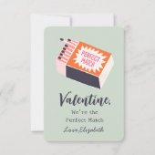 Wij zijn de Perfect Match Kinder Valentijnsdag Notitiekaartje (Voorkant)
