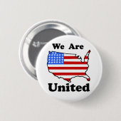 Wij zijn de Verenigde Button (Voorkant /achterkant)