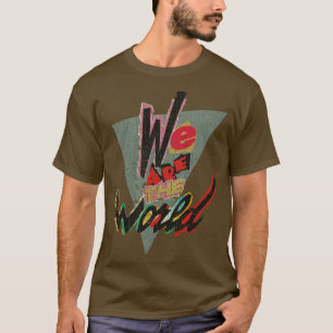 Wij zijn de wereld 1985 t-shirt
