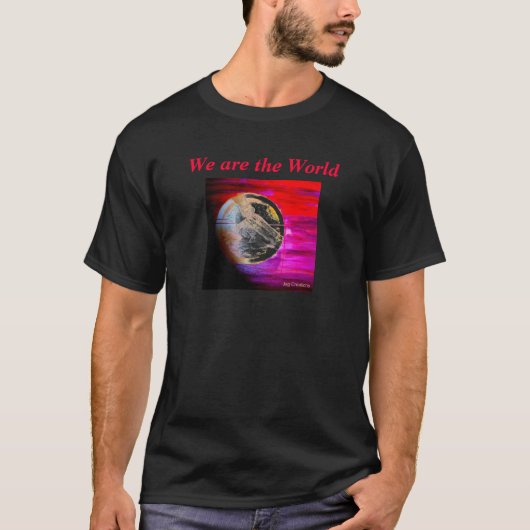 "Wij zijn de wereld" T-shirt (Voorkant)