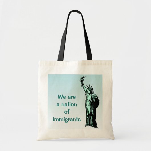 Wij zijn een Canvas tas van het land van immigrant (Voorkant)