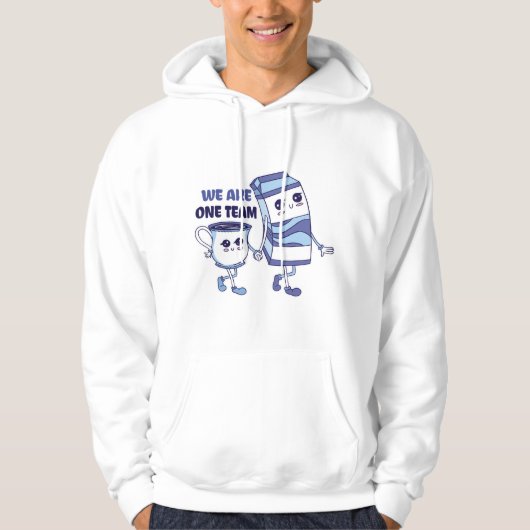 Wij zijn één team hoodie (Voorkant)