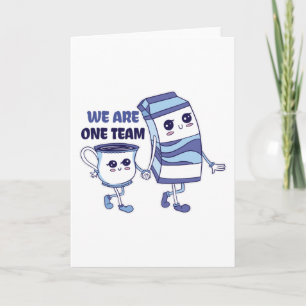Wij zijn één team kaart