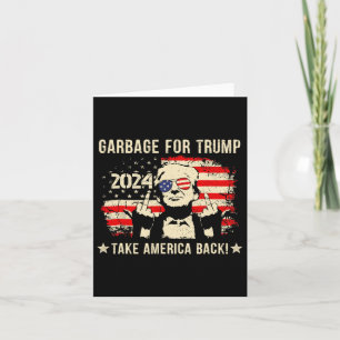 Wij zijn geen Garbyge Votetrump 2024 Trump support Kaart
