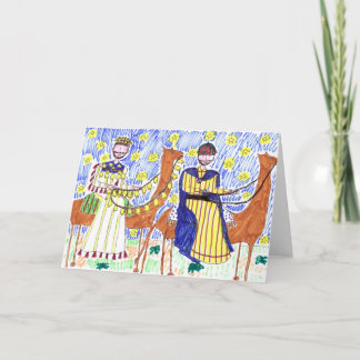 Wij zijn hem komen aanbidden Kerstkaart Feestdagen Kaart